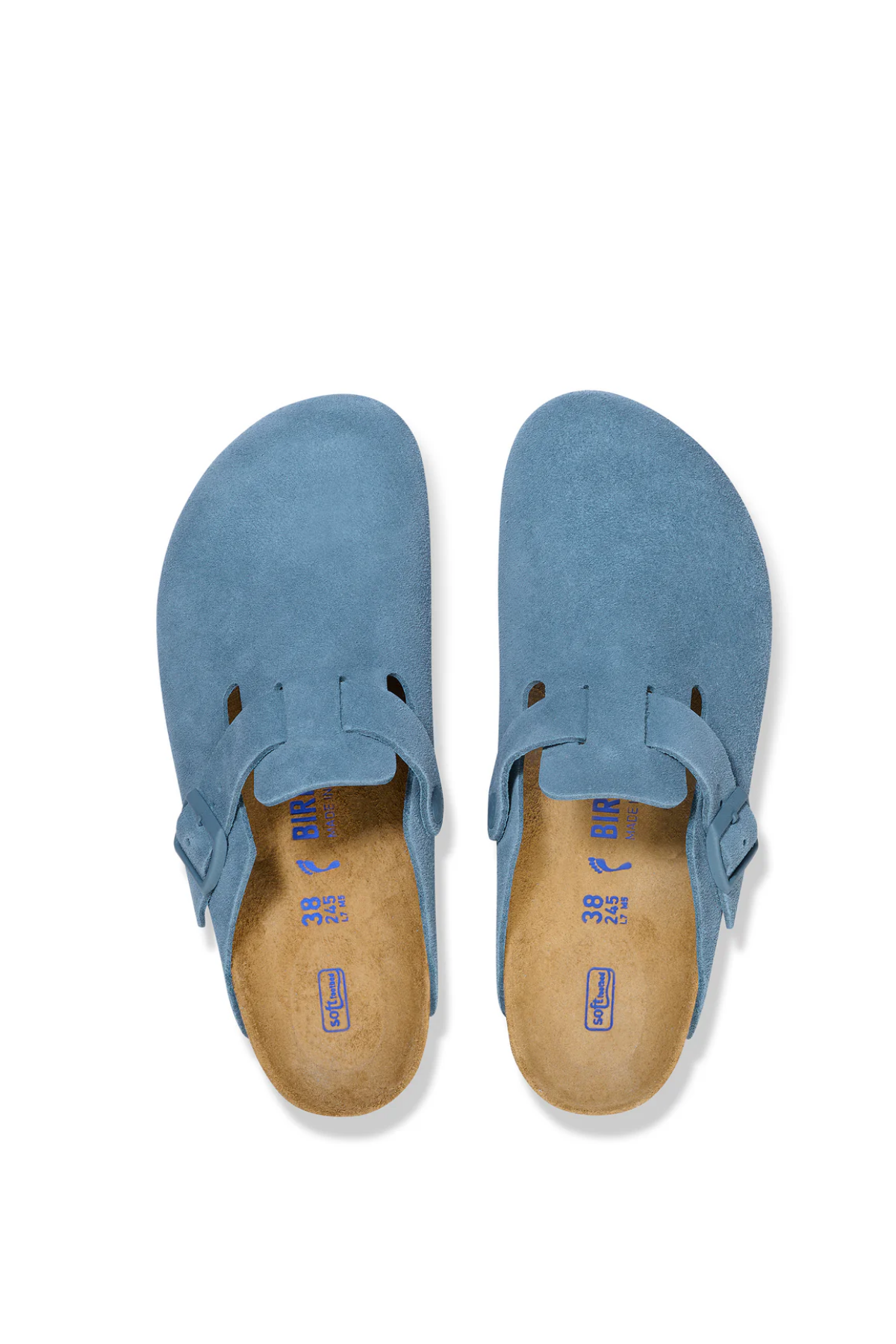 Boston Sfb Elemental Blue Suede Leather Narrow